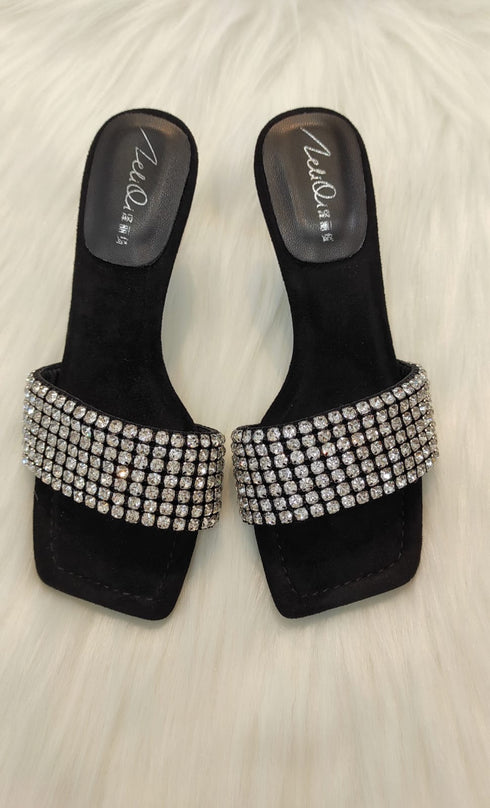 Gem Embellished Heel